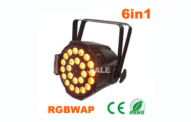 La parità del principale 1 LED può luci che 24pcs UV ha condotto la lampada 6 in 1 illuminazione di manifestazione della fase per il CE dello studio & l'illuminazione di RoHS