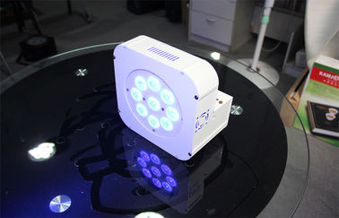 12 la parità senza fili a pile di x 15w RGBWA LED inscatola la parità piana leggera di alto potere LED