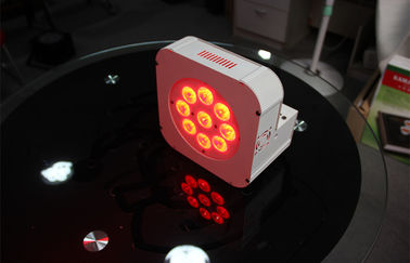 12 la parità senza fili a pile di x 15w RGBWA LED inscatola la parità piana leggera di alto potere LED