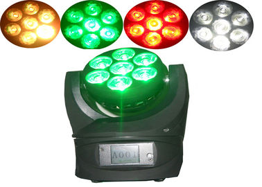 7 luce del carrello della discoteca LED del DJ del night-club di x 12w/lampada carrelli del fascio