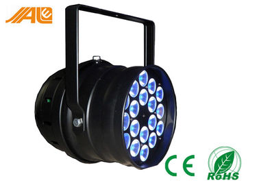 18 dell'interno la x 3w/parità di 9w il RGB 3in1 LED possono lampada della fase di parità principale luci 64 DMX per la discoteca