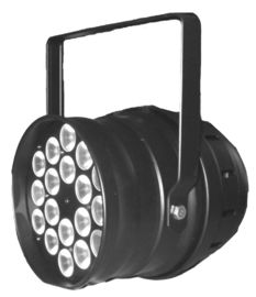 18 dell'interno la x 3w/parità di 9w il RGB 3in1 LED possono lampada della fase di parità principale luci 64 DMX per la discoteca
