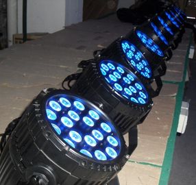 Illuminazione professionale par all'aperto economizzatrice d'energia della fase della luce 18 x 10w RGBWA del LED
