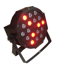 18 x 3w RGB hanno condotto la luce par piana/luci dell'interno principali 7CH DMX del DJ della fase di parità 64