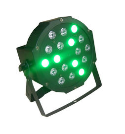 18 x 3w RGB hanno condotto la luce par piana/luci dell'interno principali 7CH DMX del DJ della fase di parità 64