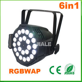 le luci/della fase del DJ di parità principali 6in1 parità dell'interno leggera par principale Dmx possono 24pcs 15w Rgbwa uv