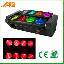 Luce del carrello del fascio LED del ragno degli occhi di DMX512 RGBW 4in1 8/luce girante della fase