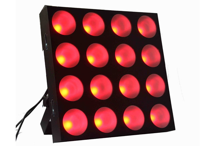 Il materiale di illuminazione più cieco principale del DJ della fase della discoteca della matrice, Dmx ha condotto le luci della fase 4 x 4 30w il Rgb 3 in 1