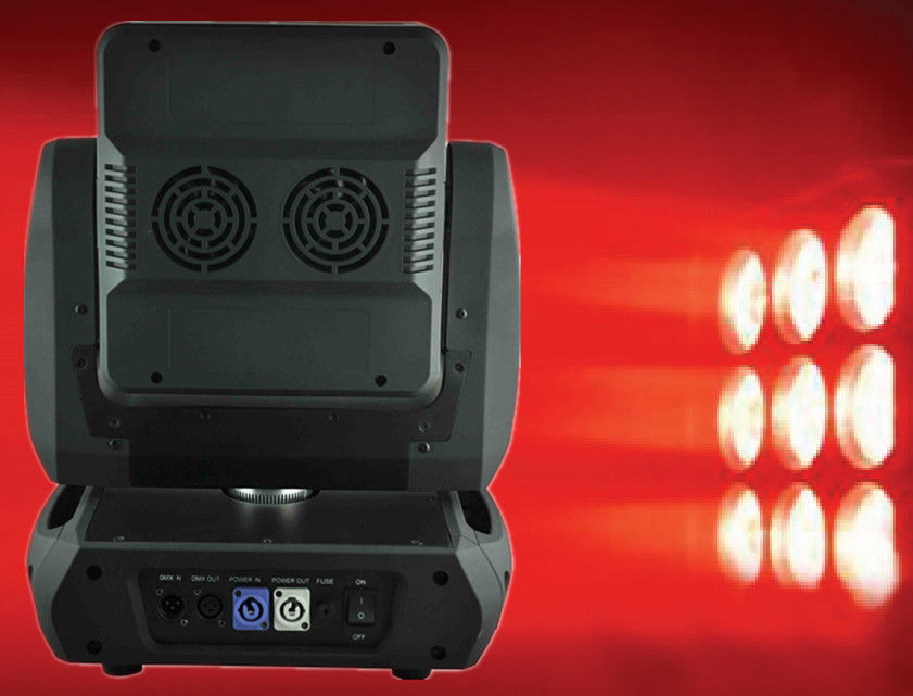 Adatti a club la mini lampada del carrello della luce 9pcs 10w Rgbw DJ del carrello del LED