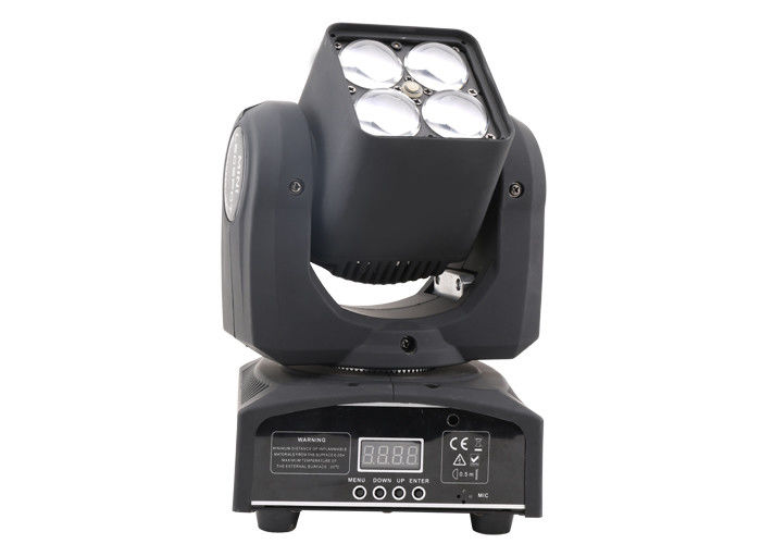4 X 10w Rgbw 4 in 1 hanno condotto la mini luce del carrello del lavaggio per illuminazione della fase del DJ