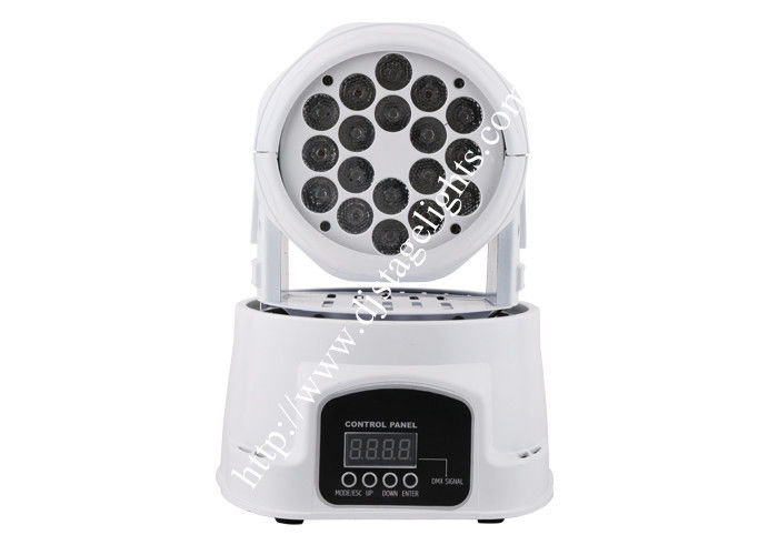 la luce DJ del carrello 18x3W mette in scena luce per le barre, night-club del lavaggio principale RGB delle luci la mini
