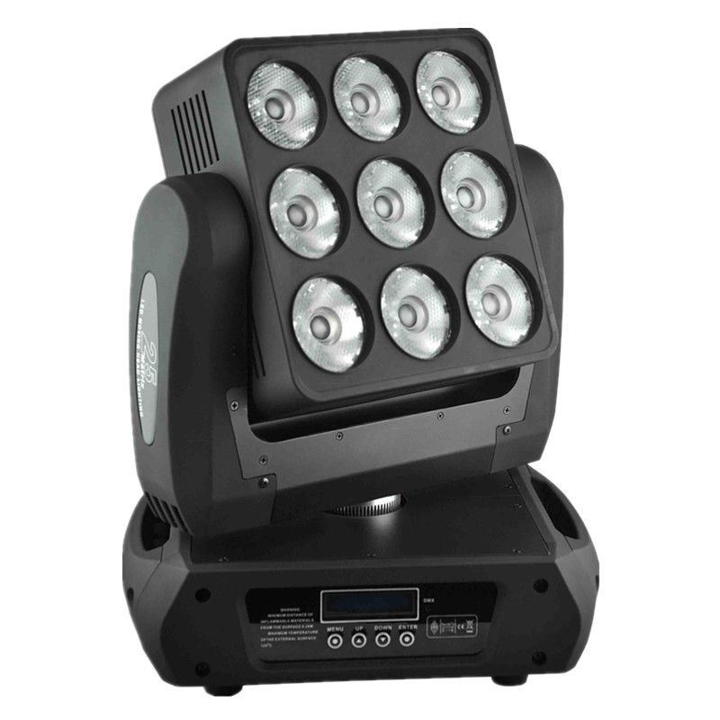 Alto Brithness 9 luci della matrice del fascio di Sharpy del lavaggio della luce del carrello di X12 W RGBW LED