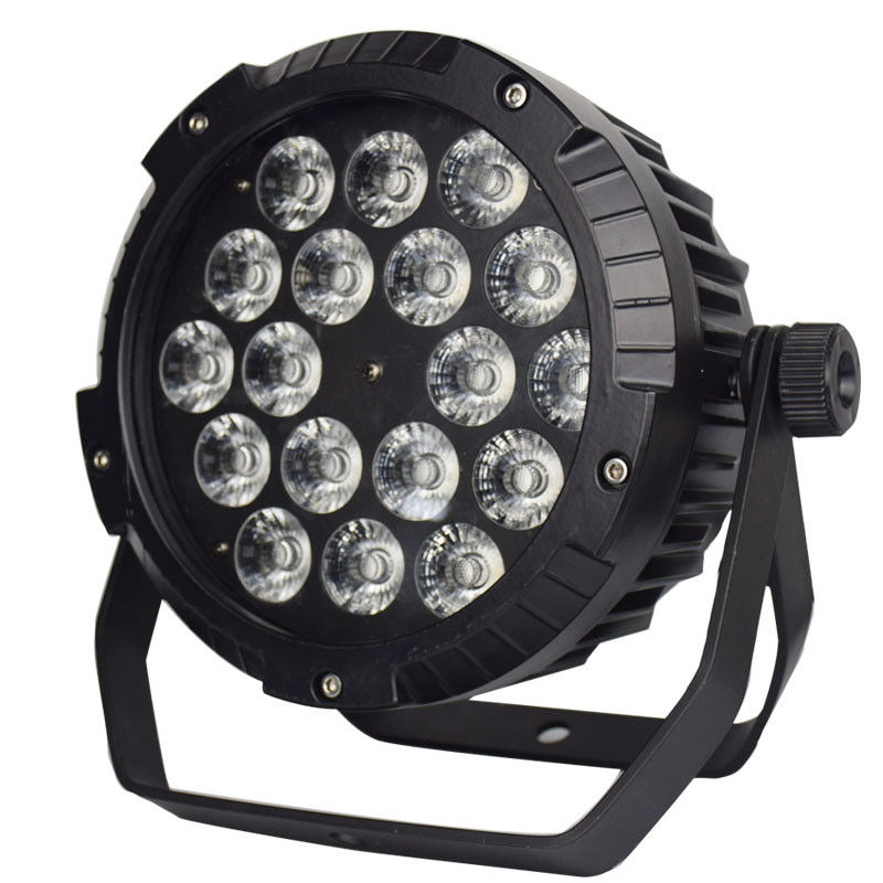 La fase par principale all'aperto a colori si accende con controllo di voce DMX512/automotore