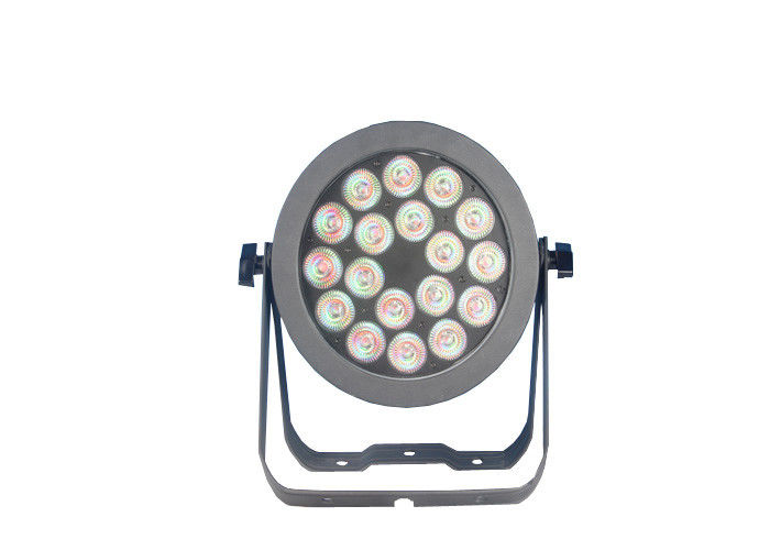 18 pc 6 alle luci delle latte di 1 di RGBW LED parità della fase con alloggio fuso sotto pressione alluminio