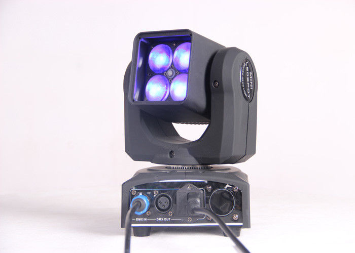 4 luce del carrello dei pc 25 w RGBW LED con l'angolo d'apertura 5-40° per il DJ, discoteca