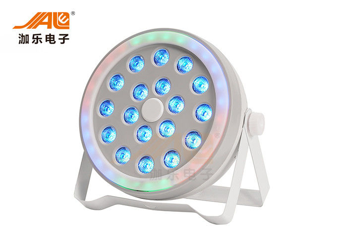 il canale 8 fase del DJ da 18 watt accende il RGB 3 in 1 parità piana del LED