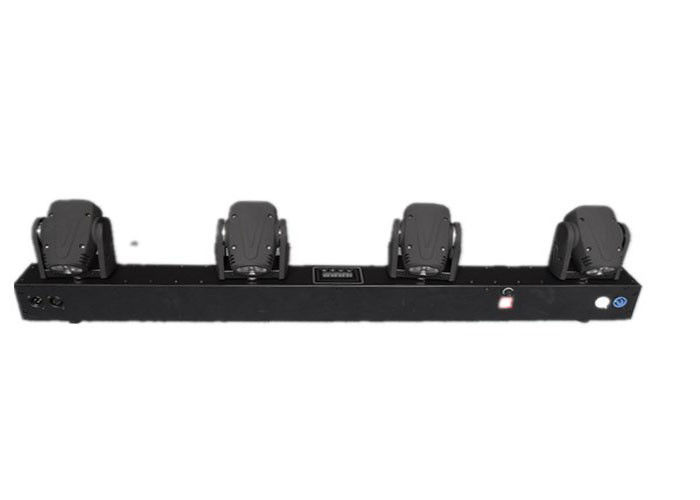 Luce del lavaggio del carrello del fascio LED di 4 teste per il club della discoteca e le nozze 6Ch/17CH