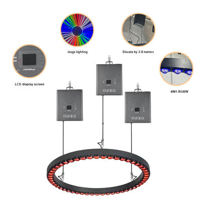 3m DMX Winch LED palla cinetica triangolo tubo di sollevamento palla opan